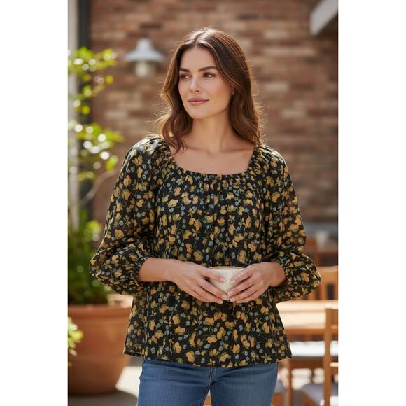 Loren Conrad floral shirt size medium - Picture 7 of 7